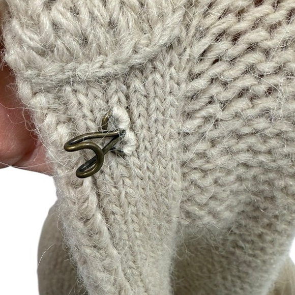 J. Crew Long Line Chunky Alpaca Blend Duster Cardigan L - Picture 12 of 14